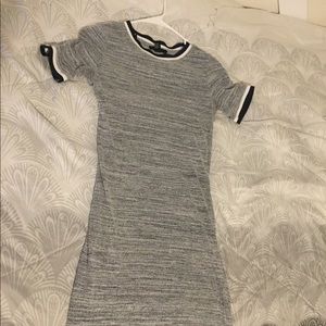 Gray mini dress